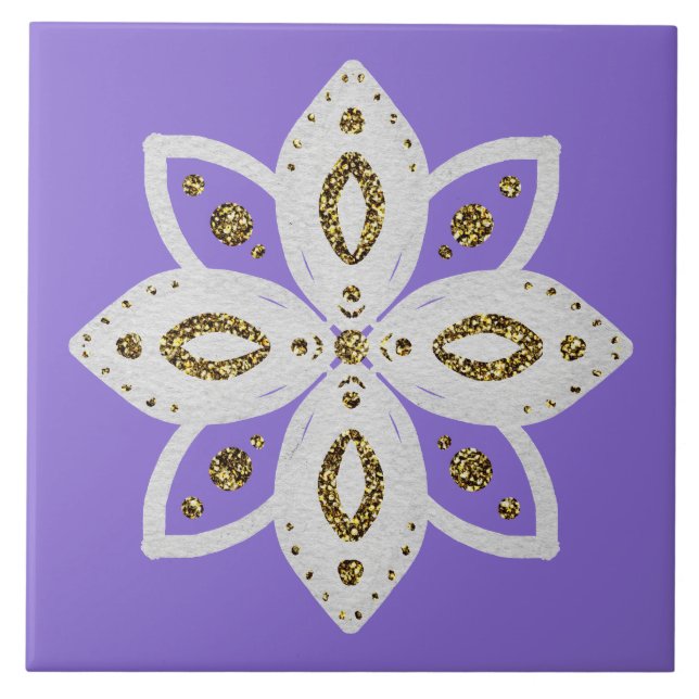Azulejo flor popular 1  (Frente)