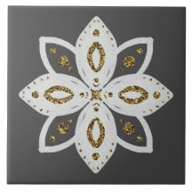 flor popular 1 gris y blanco