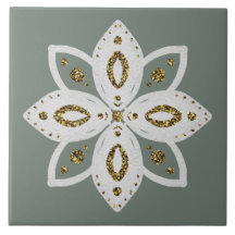 flor popular 1 lite verde y blanco