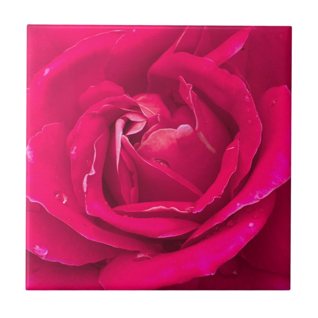 Azulejo flor Rosa (Frente)