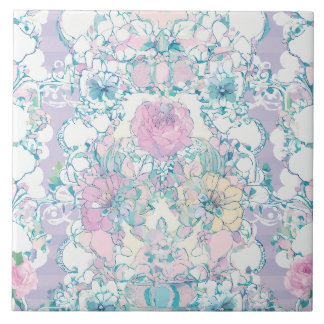 Azulejo Flor Rosa
