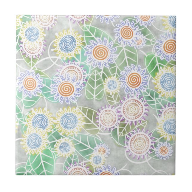 Azulejo Flor Shower (Frente)