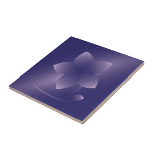 Azulejo Flor violeta