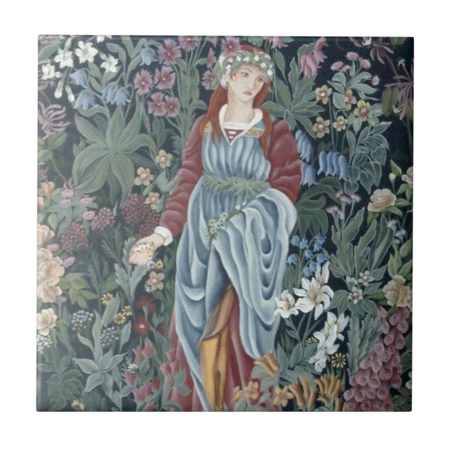 Azulejo Flora de William Morris (Frente)