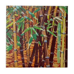 Azulejo Flora exótica #6 en SunshineDazzle