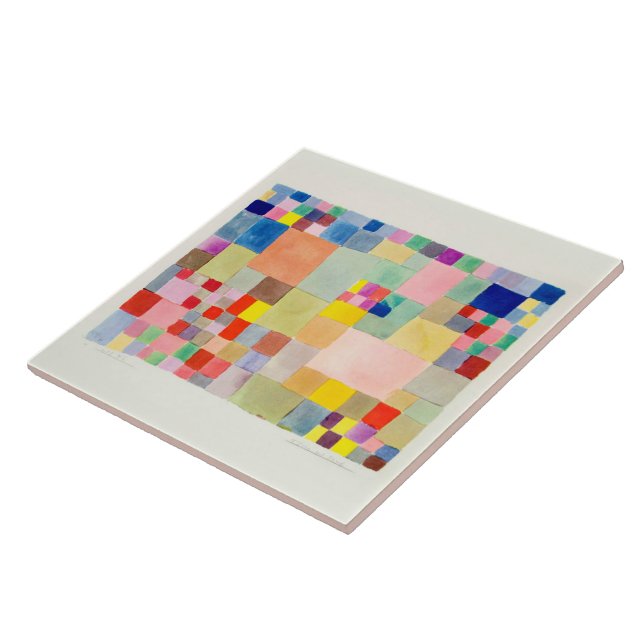 Azulejo Flora on sand , Paul Klee (Lado)