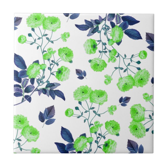 Azulejo Floral  (Frente)
