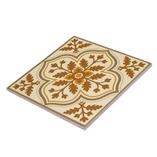 Azulejo Floral Antiguo Suelo