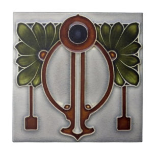 Azulejo - Floral Art Nouveau Vintage