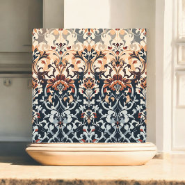 Azulejo Floral Blue Horizon