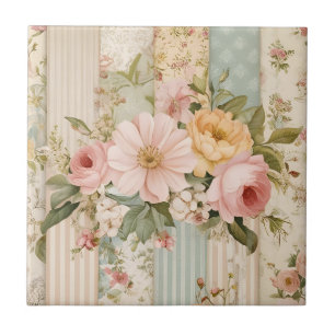 Azulejo Floral Country Vintage