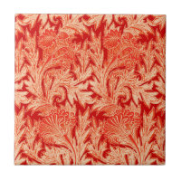 Floral Damask Jacobeo, Mandarina y Naranja Claro 