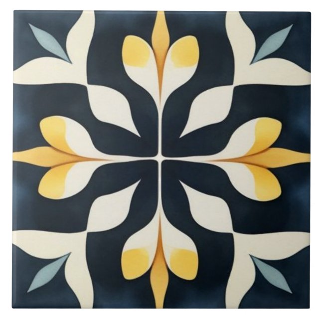 Azulejo Floral de bonito (Frente)