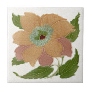 Azulejo Floral de estilo antiguo Repro Lea y Boulton