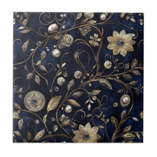 Azulejo Floral de Lujo