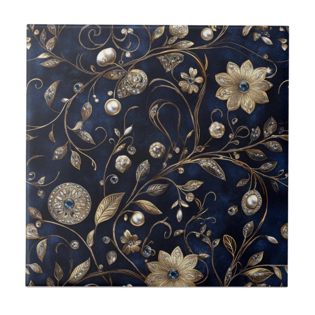 Azulejo Floral de Lujo  (Frente)