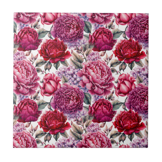 Azulejo Floral elegante (Frente)
