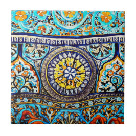 Azulejo Floral mallónica española de origen romano