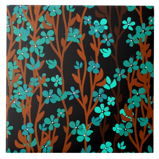 Azulejo Floral Meadow (Frente)