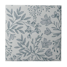 Floral Meadow Dreams L4 Gris Blue encantado