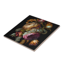 Azulejo Floral romántica dramática del "viejo mundo" 2