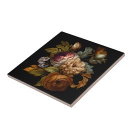 Azulejo Floral romántica dramática del "viejo mundo" 5