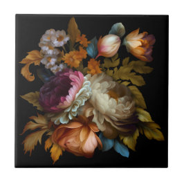 Azulejo Floral romántica dramática del "viejo mundo" 6