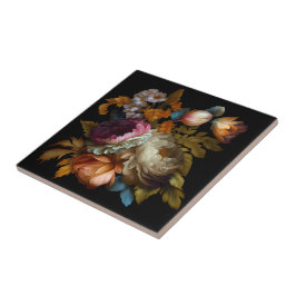 Azulejo Floral romántica dramática del "viejo mundo" 6