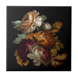Azulejo Floral romántica y dramática del "viejo mundo" 4