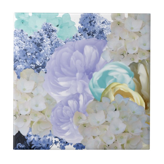 Azulejo Floral Romántico (Frente)