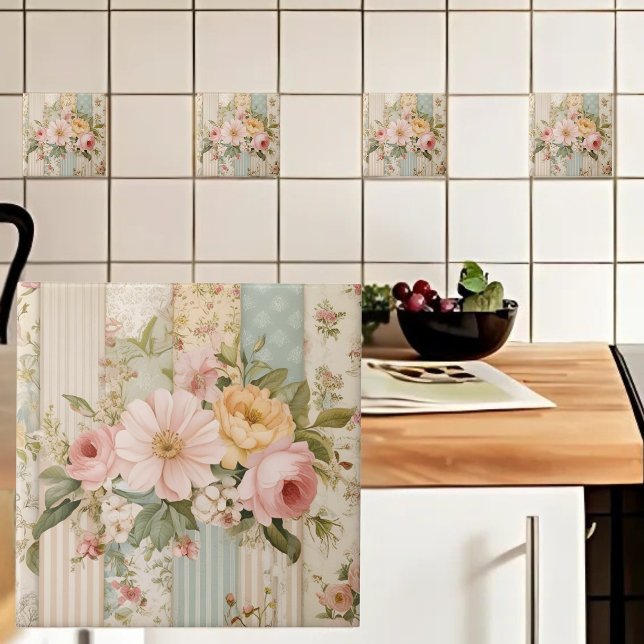 Azulejo Floral vintage (Subido por el creador)
