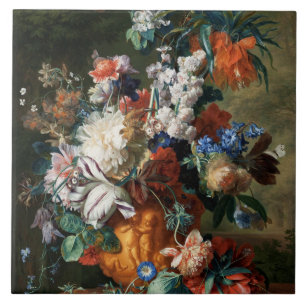 Azulejo Floral vintage Jan van Huysum Bouquet