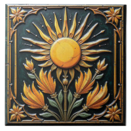 Azulejo Florecer Solar