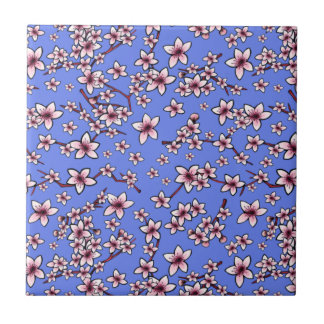 Azulejo Florecimiento de cerezos en KiniArt