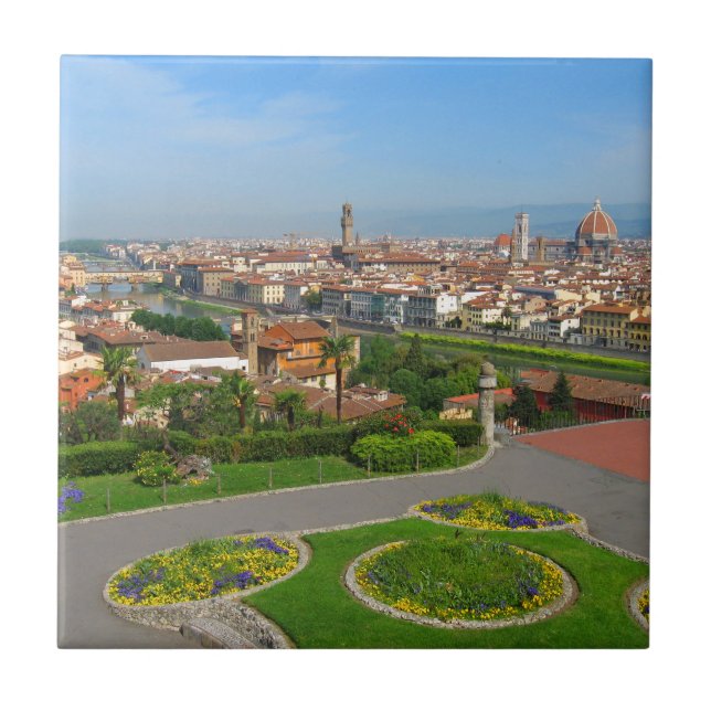 Azulejo Florencia de primavera (Frente)