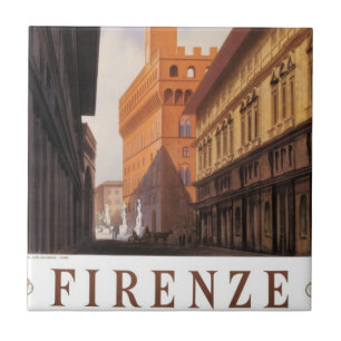 Azulejo Florencia, Florencia, Palazzo Vecchio, Italia Vint