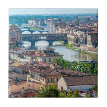 Florencia paisaje urbano - Ponte Vecchio sobre el