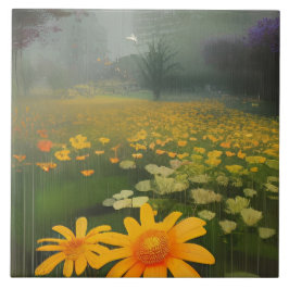 Azulejo Flores amarillas de Scenery