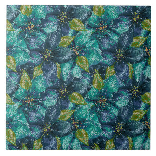 Azulejo Flores azules de Amaryllis
