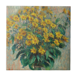 Azulejo Flores de aguaturma por Claude Monet