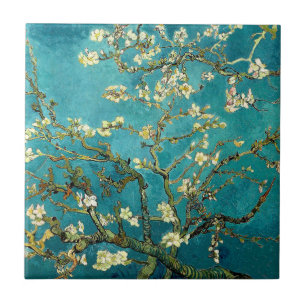 Azulejo Flores de almendro de Van Gogh Clasicismo Impresio