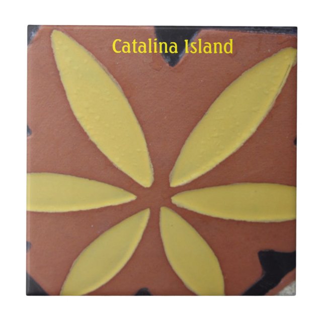 AZULEJO FLORES DE CATALINA ISLAND CERAMIC TILE CATALINA (Frente)