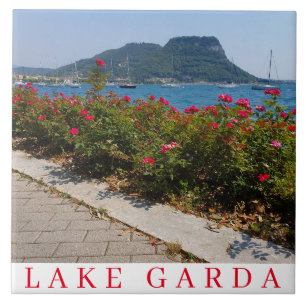 Azulejo Flores de cerámica del lago Garda