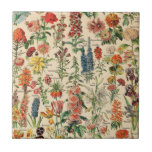 Azulejo Flores de época<br><div class="desc">Visita mi tienda para un diseño más interesante y más elección de color => zazzle.com/colorfulworld*</div>