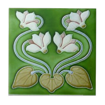 Flores de época Art Nouveau