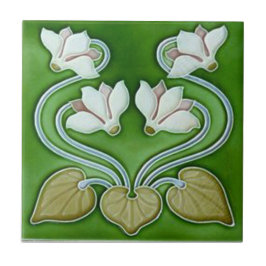 Azulejo Flores de época Art Nouveau