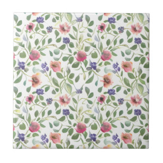 Azulejo Flores de Heliotrope de Patern Floral