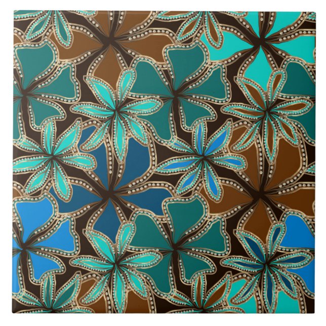 Azulejo Flores de joyas (Frente)