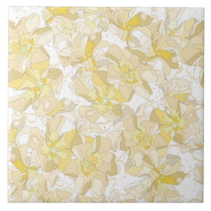 Azulejo Flores de lucioperca blandas