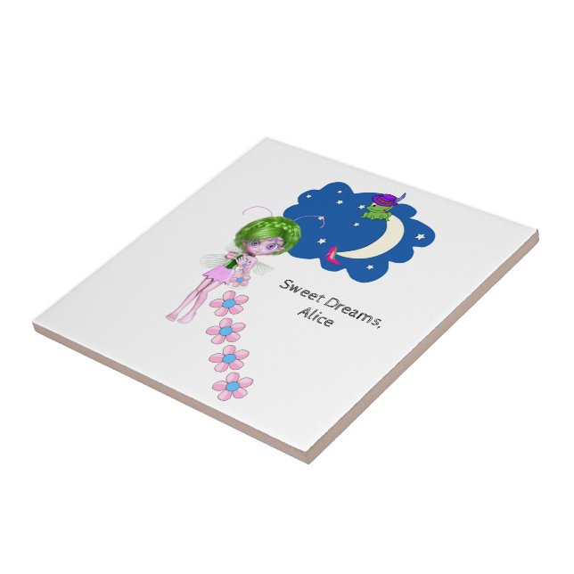 Azulejo Flores de luna de mosaico cerámico (Lado)